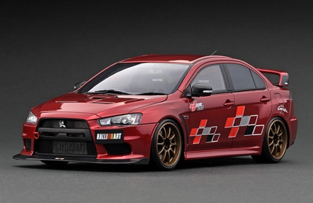 [ Pre-order ] IG3211 ignition model 1:18 Mitsubishi Lancer Evolution X (CZ4A) Red Metallic With Engine