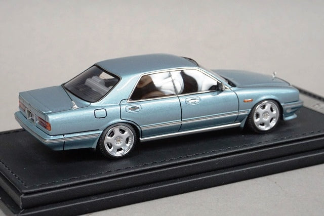 1:43 ignition model IG1086 Nissan Gloria Cima Y31 Light Blue