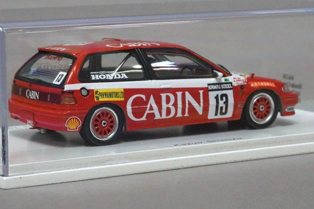 1:43 SPARK SA124 Honda Civic EF3 Macau Ghia Race 1988 Winner #13