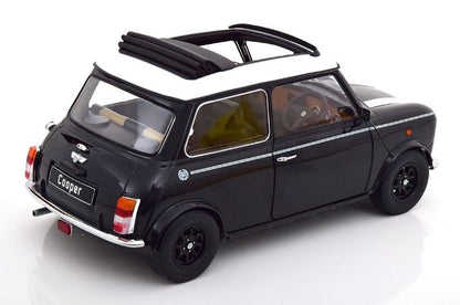 KKDC120072R KK scale 1:12 MINI COOPER Sunroof Black Metallic/White RHD