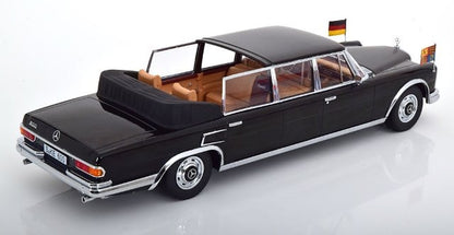 KKDC181185 KK scale 1:18 Mercedes 600 W100 Landaulet 1965 Elizabeth II / Kurt Georg Kiesinger