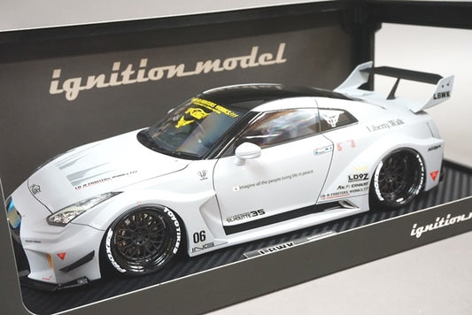 1:18 ignition model IG2357 Nissan LB-Silhouette WORKS GT Nissan 35GT-RR Matte Gray