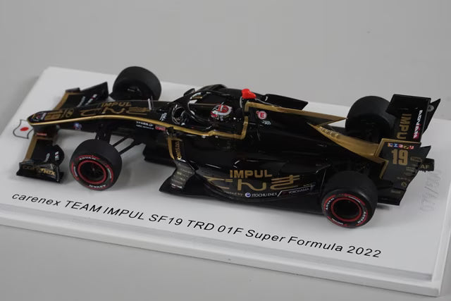 1:43 SPARK SJ120 SF19 carenex team IMPUL TRD001F Super Formula 2022 #19 Yuhi Sekiguchi