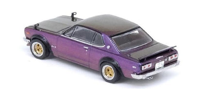 [ Back-order ]  INNO Models IN64-KPGC10-MPII 1:64 Skyline 2000 GT-R (KPGC10) Midnight Purple II model car