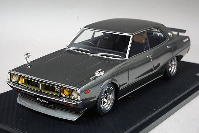 1:18 ignition model IG1981 Nissan Skyline 2000 GT-X (GC110) Gun Metalic