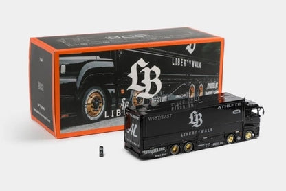 KS073-302 Gaincorp Products GCD 1:64 Mitsubishi Fuso LB-TRUCKS Super Great Transporter Black