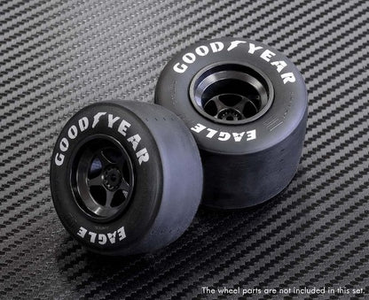 P1158 Model Factory HIRO 1:12 80's F1 Tire Set Detail-Up Parts