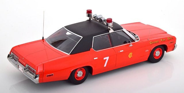 KKDC181125 KK scale 1:18 Dodge Monaco 1974 Chicago Fire Department Red/Black