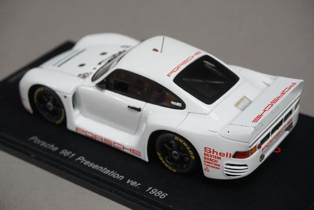 1:43 SPARK KBS040 Porsche 961 Presentation ver. 1986 Shell