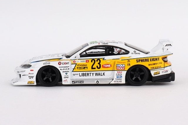 MGT00618-R TSM MINI-GT 1:64 Nissan Silvia (S15) LB-Super Silhouette #23 2022 RHD