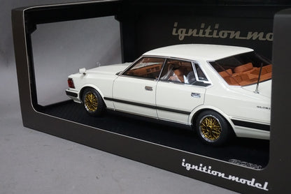 1:18 ignition model IG1467 Nissan Gloria P430 4door Hardtop 280E Brougham White