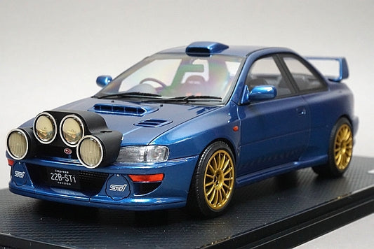 1:18 ignition model IG1636 Subaru Impreza 22B-STi Version (GC8 Kai) Blue Light Pods