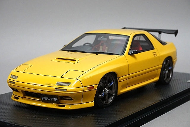 1:18 ignition model IG1027 Mazda Savanna RX-7 (FC3S) Yellow