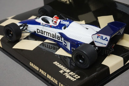 1:43 MINICHAMPS 430830005 Brabham BT 52 Parmalat #5 Navy / White