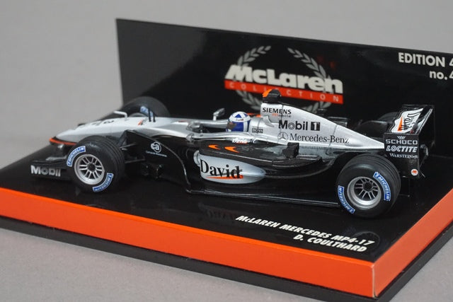 1:43 MINICHAMPS 530024303 McLaren Mercedes MP4-17 D.Coulthard #3