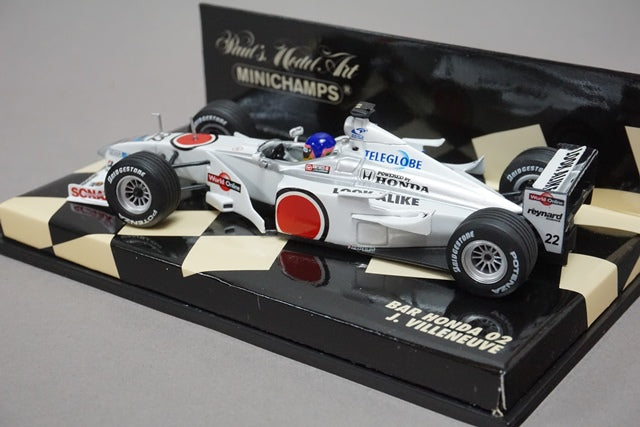 1:43 MINICHAMPS 430000022 BAR Honda 02 J.Villeneuve #22