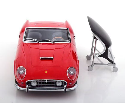 KKDC181046 KK scale 1:18 Ferrari 250 GT California Spider 1960 European Version Red/Black *Hardtop included
