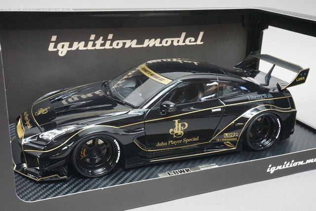 1:18 ignition model IG2359 Nissan LB Silhouette WORKS GT Nissan 35GT-RR Black