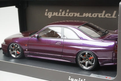 1:18 ignition model IG1312 Nissan Skyline GT-R R33 V-spec Midnight Purple