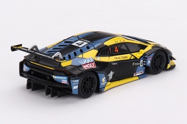 MGT00645-L TSM MINI-GT 1:64 Lamborghini Huracan GT3 EVO Macau GP Macau GT Cup 2022 3rd place car #4 Left-hand drive