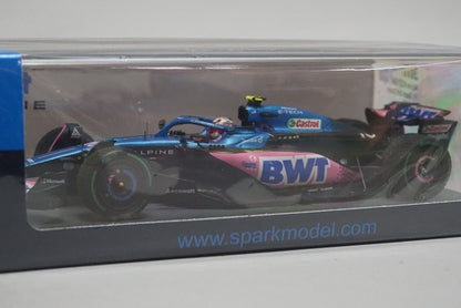 S8925 Spark 1:43 Alpine A523 #10 BWT Alpine F1 Team 3rd place Dutch GP 2023 P. Gasly with pit board