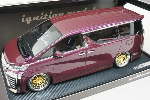 1:18 ignition model IG1674 Toyota Vellfire 30 ZG Purple Metallic