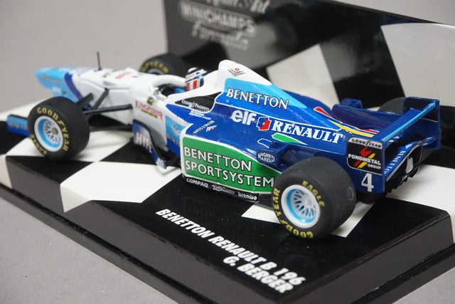 1:43 MINICHAMPS 430960004 Benetton Renault B196 G.Berger #4