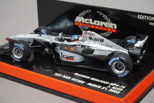 1:43 MINICHAMPS 530024399 McLaren Mercedes MP4-16 2002 J.Alesi #1