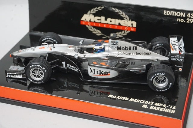 1:43 MINICHAMPS 530004301 McLaren Mercedes MP4/15 #1 M. Hakkinen McLaren Collection No.29