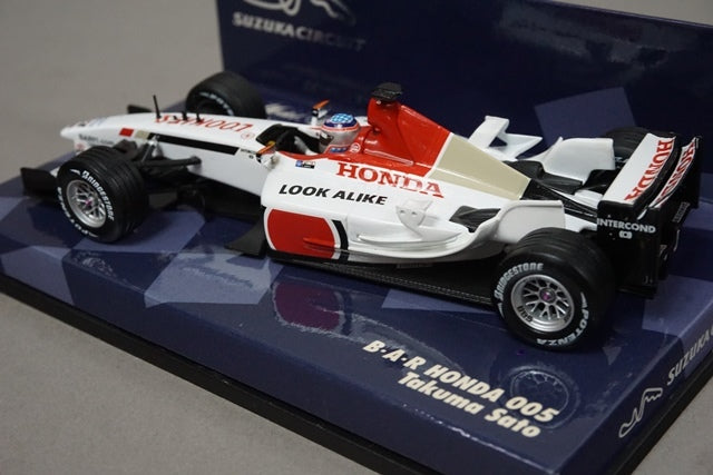 1:43 MINICHAMPS 403030099 BAR Honda 005 Test Car 2003 Takuma Sato