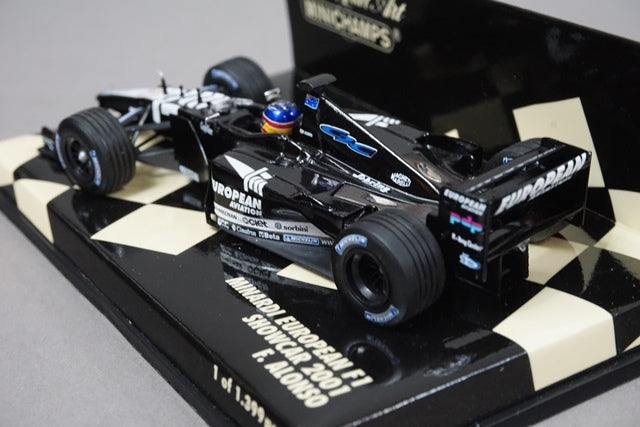 1:43 MINICHAMPS 430010070 Minardi European F1 Show Car 2001 F.Alonso #21