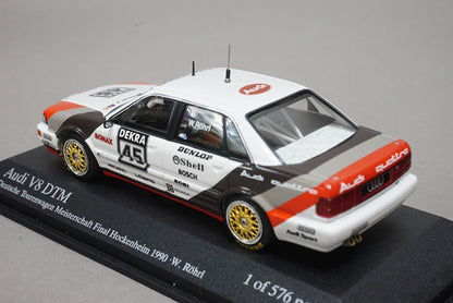 1:43 MINICHAMPS 400901445 Audi V8 DTM Final Hockenheim 1990 #45 model car