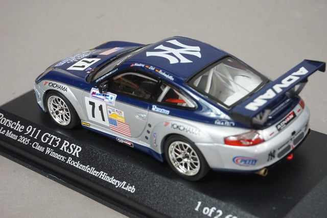 1:43 MINICHAMPS 400056471 Porsche 911 GT3 RSR 2005 #71 model car