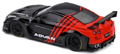 S4311204 SOLIDO 1:43 Nissan GT-R (R35) LBWK 2020 Black/Red