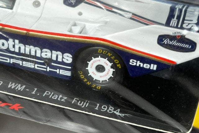 1:43 SPARK CAR-BEL-15 SB Collection Porsche 956 Sportwagen WM-1.Platz Fuji 1984 #2 Rothmans