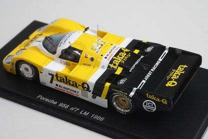 1:43 Spark KBS005 Porsche 956 Le Mans 1986 #7 taka-Q model car