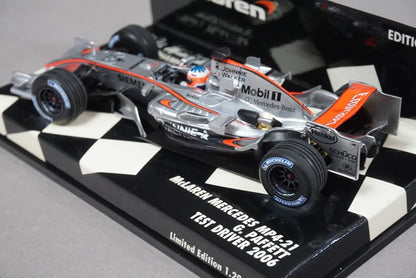 1:43 MINICHAMPS 530064344 McLaren Mercedes MP4-21 2006 G.Paffett