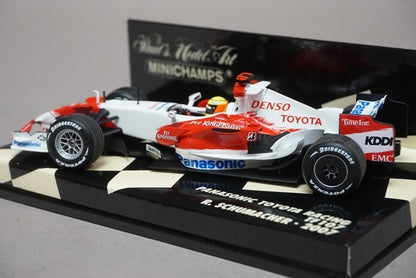 1:43 MINICHAMPS 400070011 Panasonic Toyota Racing TF107 2007 R. Schumacher #11