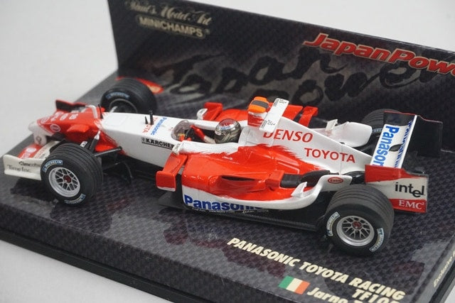 1:43 MINICHAMPS 403050116 KYOSHO Panasonic Toyota Racing TF105 J. Trulli #16 model car