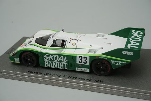 1:43 Spark NA009 Porsche 956 Nürburgring 2nd 1984 #33 D.Hobbs / T.Boutsen