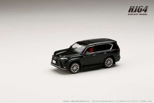 HJ644061BK Hobby Japan 1:64 LEXUS LX600 F Sport Black