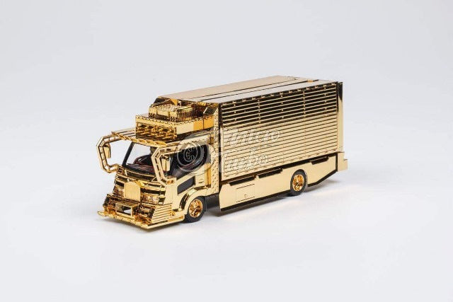 Micro Turbo PEAKO 1:64 Dekotora Wing Custom Truck Ver.2 Chrome Gold