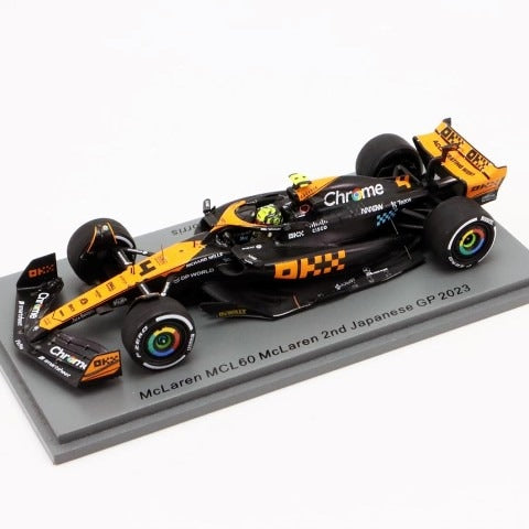S8928 Spark 1:43 McLaren MCL60 #4 McLaren 2nd Japanese GP 2023 L.Norris model car