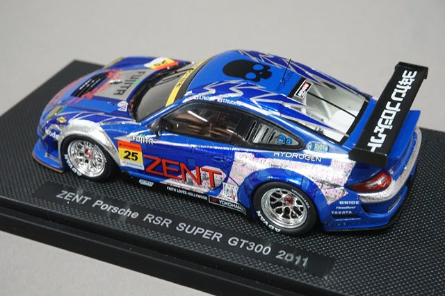 1:43 EBBRO 44581 Zent Porsche RSR Super GT300 2011 #25