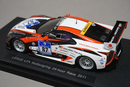 1:43 EBBRO 44634 Lexus LFA Nurburgring 24H Race 2011 #87