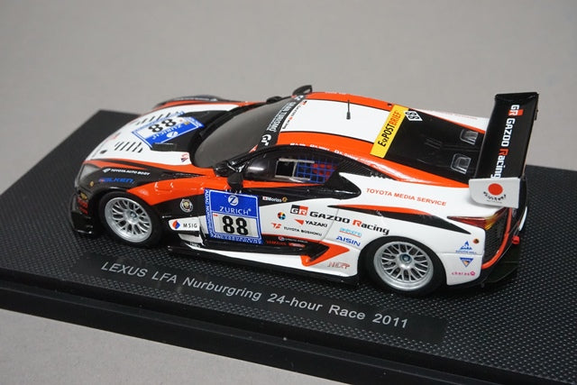 1:43 EBBRO 44635 Lexus LFA Nurburgring 24H Race 2011 #88