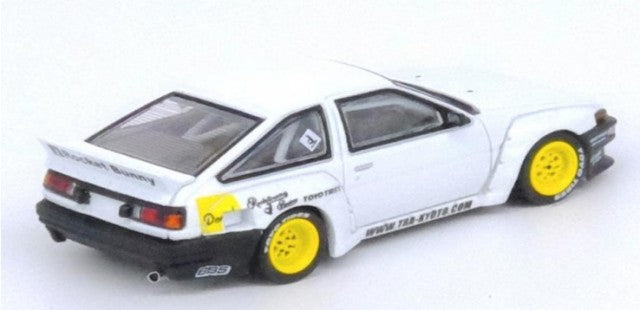 IN64-AE86P-WHI INNO MODELS 1:64 Toyota AE86 Sprinter Trueno PANDEM / Rocket Bunny White