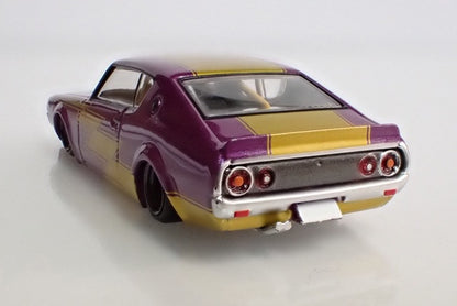 Aoshima 1:64 Grachan 15th Kenmeri GT-R 1973 KPGC110 BoostGear Custom Color No pedestal