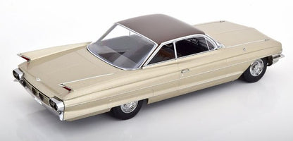 KKDC181252 KK scale 1:18 Cadillac Series 62 Coupe DeVille 1961 in Beige Metallic/Brown Metallic