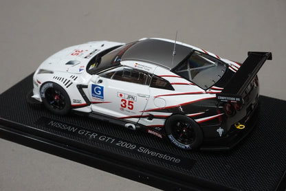 1:43 EBBRO 44305 Nissan GT-R GT1 2009 Silverstone #35